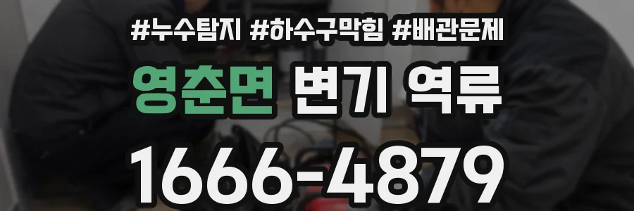 영춘면 변기 역류