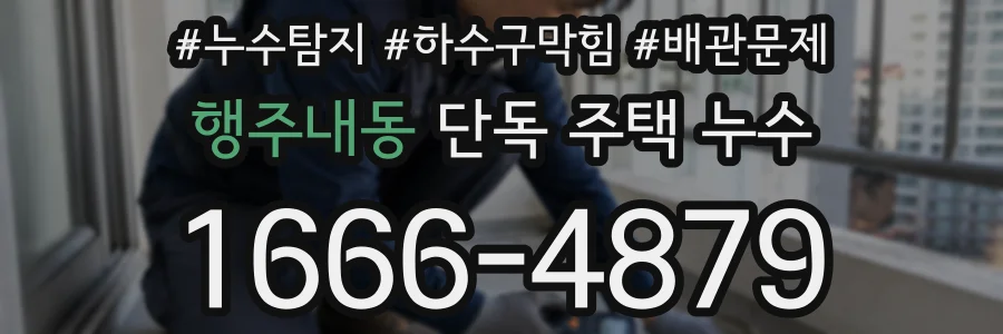 행주내동 단독 주택 누수