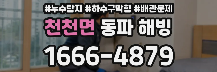 천천면 동파 해빙