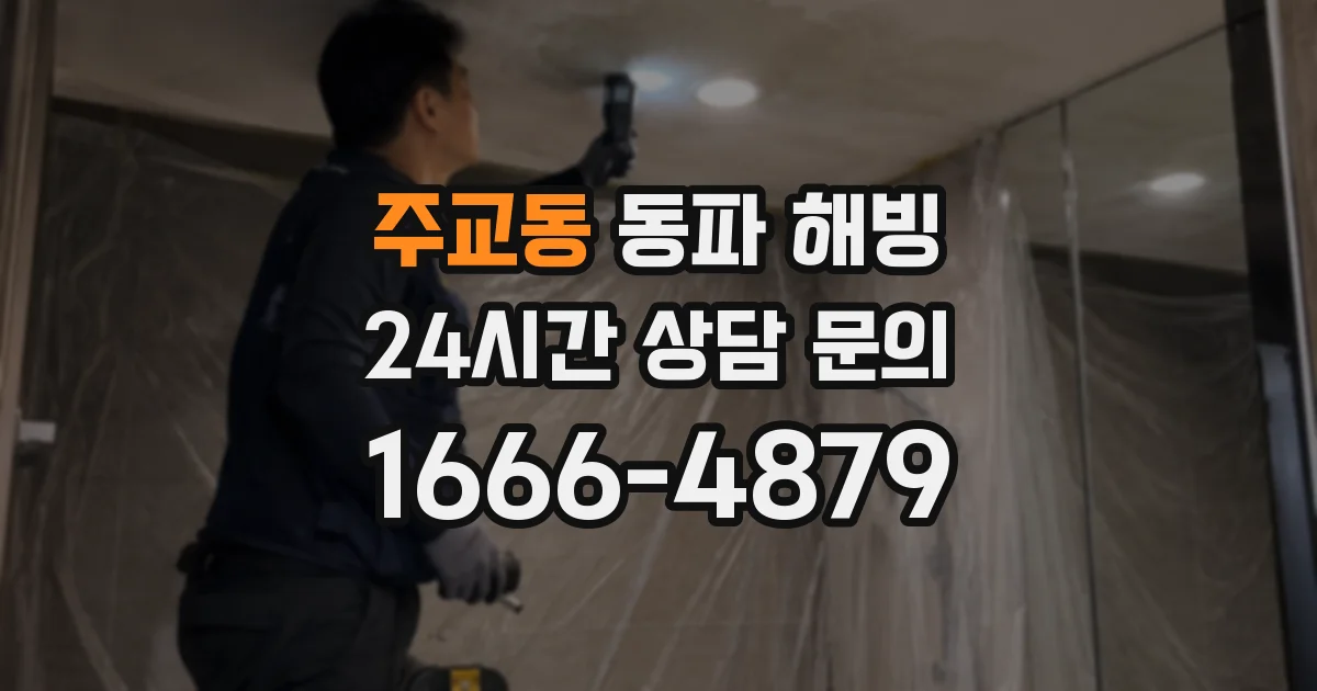 주교동 동파 해빙