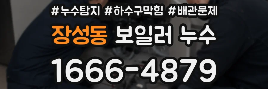 장성동 보일러 누수