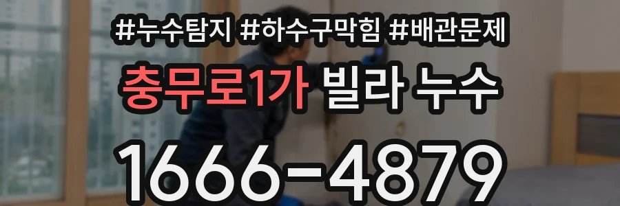 충무로1가 빌라 누수