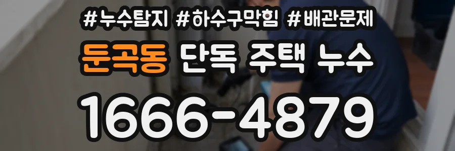 둔곡동 단독 주택 누수