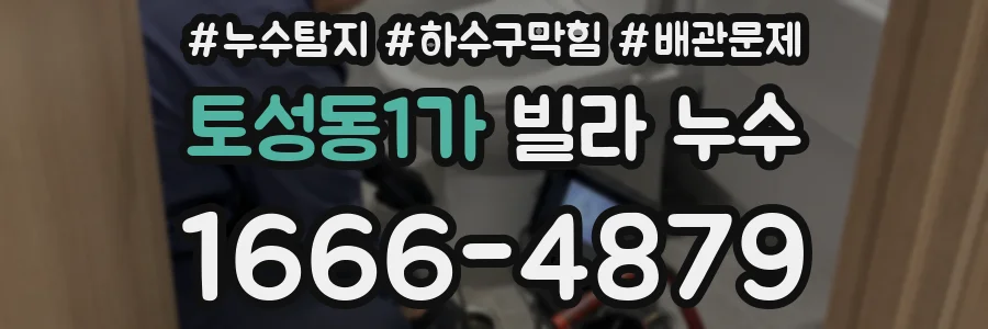 토성동1가 빌라 누수