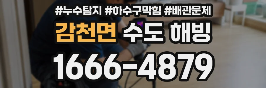감천면 수도 해빙