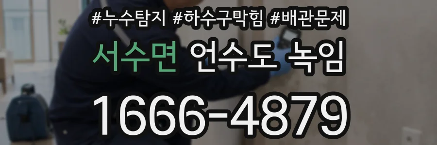 서수면 언수도 녹임