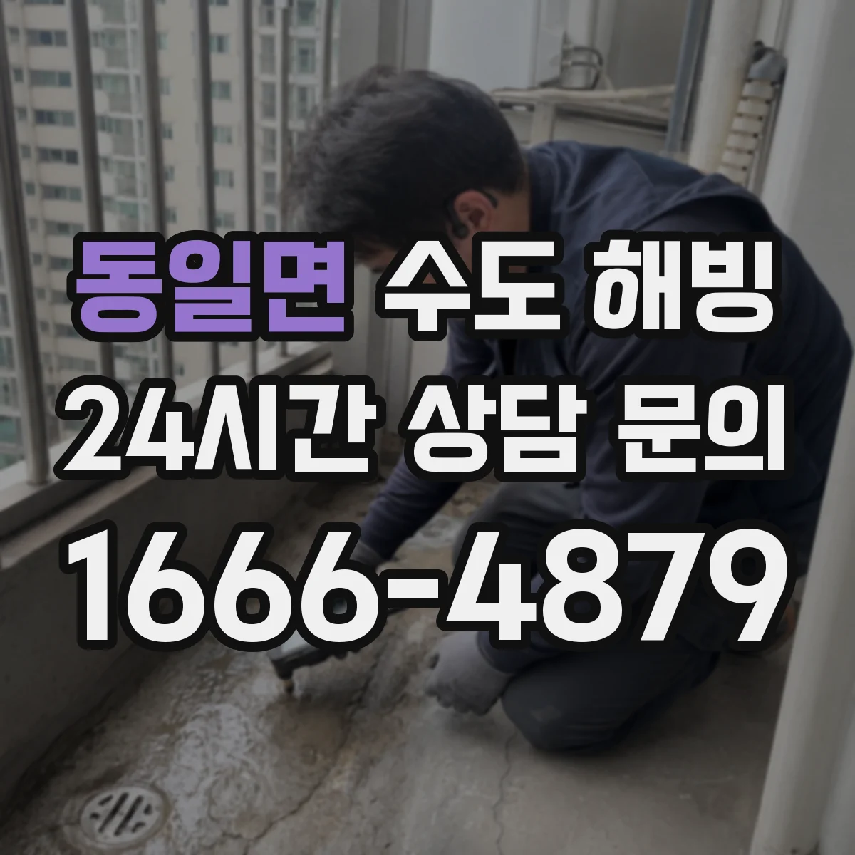 동일면 수도 해빙