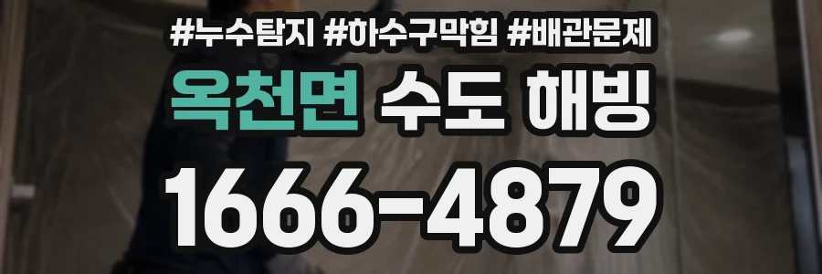 옥천면 수도 해빙