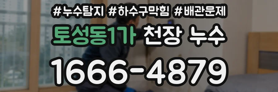 토성동1가 천장 누수
