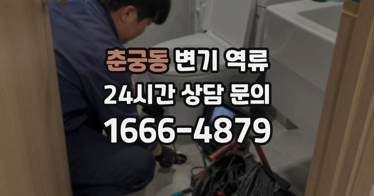 춘궁동 변기 역류