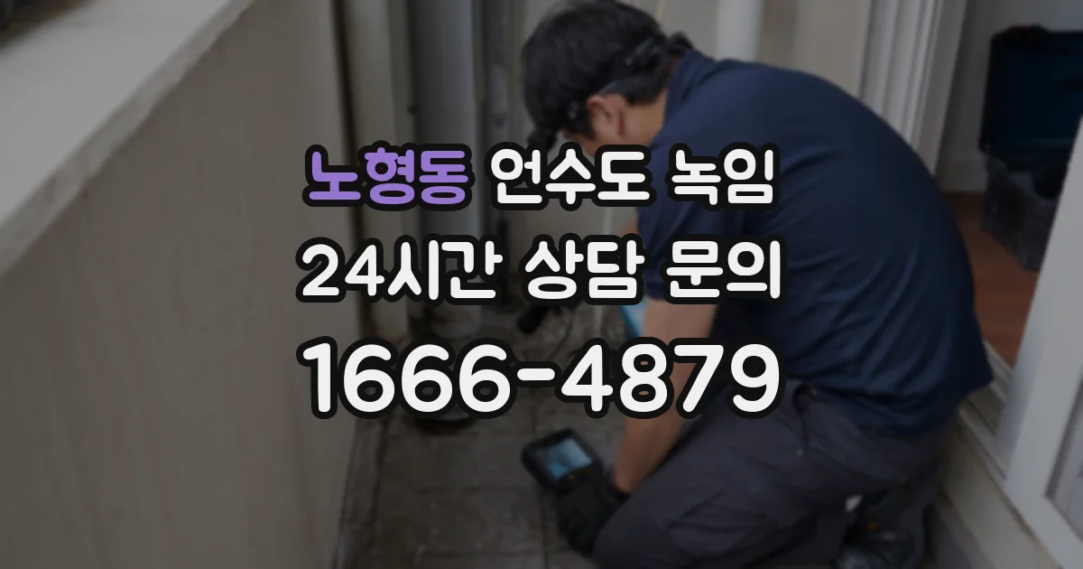 노형동 언수도 녹임