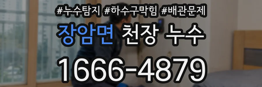 장암면 천장 누수
