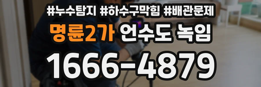 명륜2가 언수도 녹임