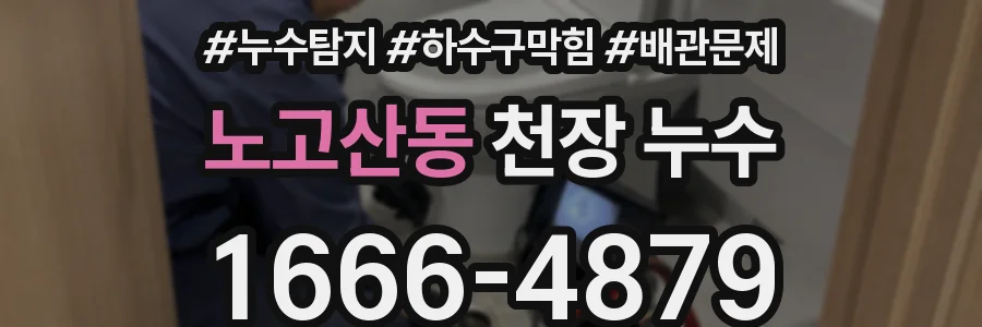 노고산동 천장 누수