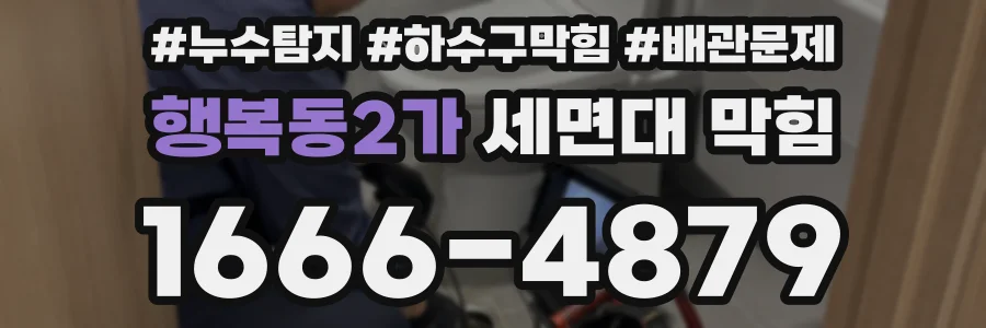 행복동2가 세면대 막힘