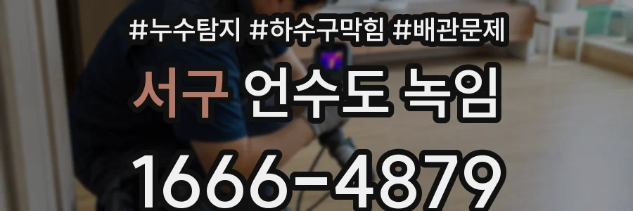 서구 언수도 녹임