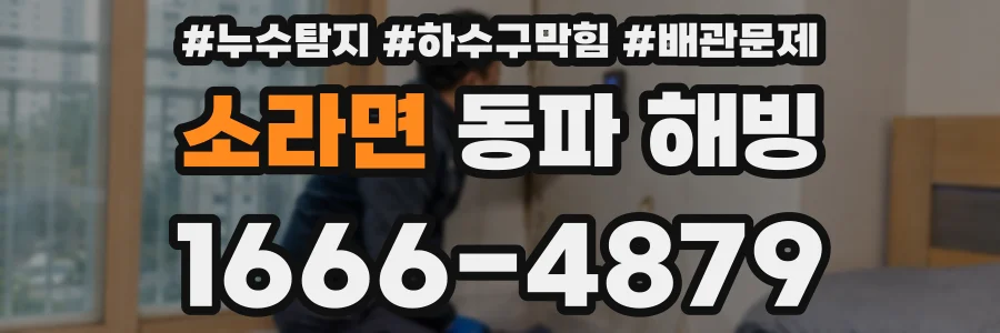 소라면 동파 해빙