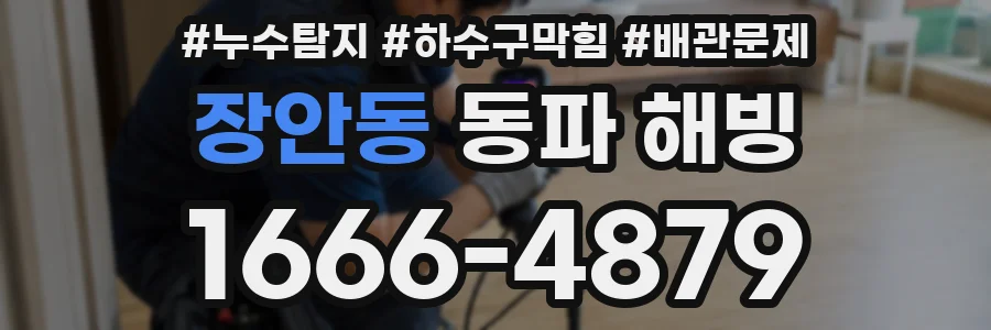 장안동 동파 해빙