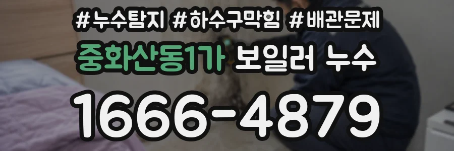 중화산동1가 보일러 누수