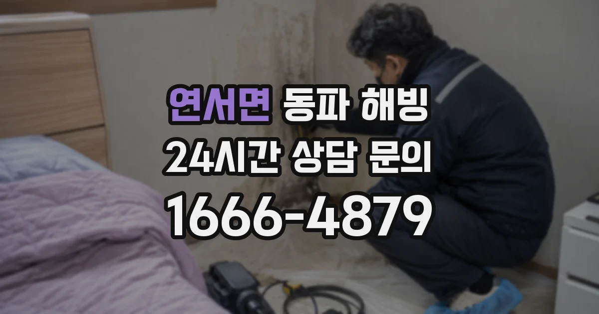 연서면 동파 해빙