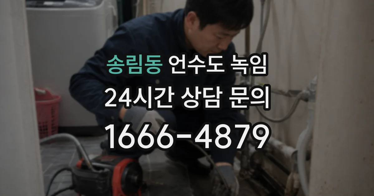 송림동 언수도 녹임