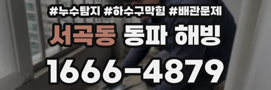 서곡동 동파 해빙