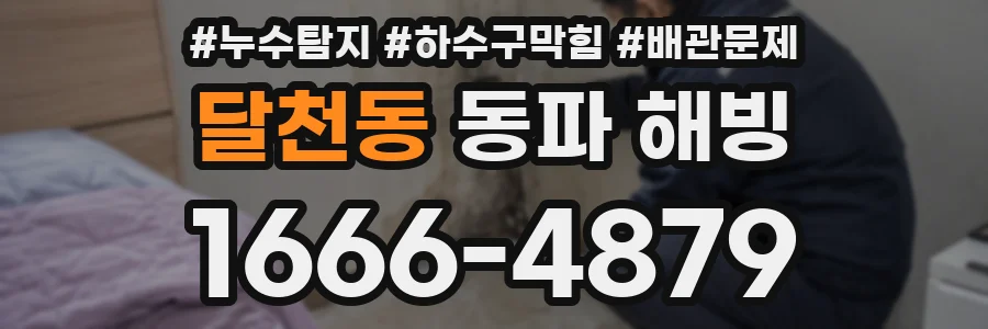 달천동 동파 해빙