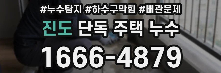 진도 단독 주택 누수