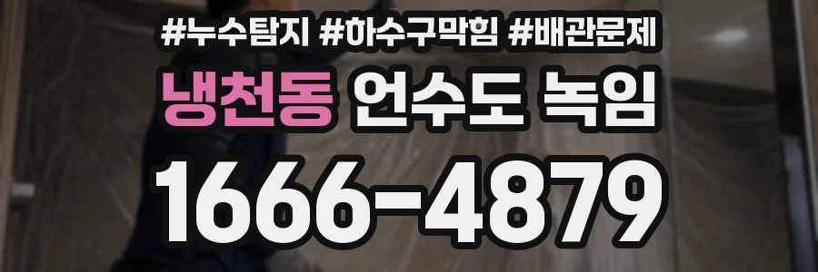 냉천동 언수도 녹임