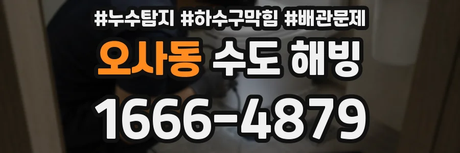 오사동 수도 해빙