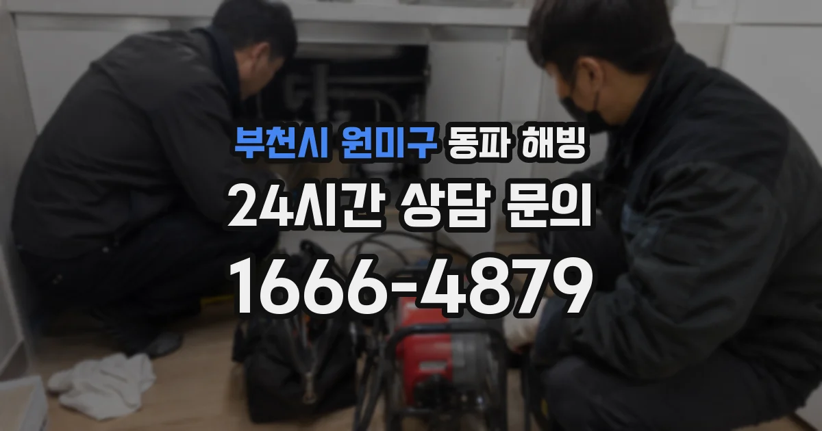 부천시 원미구 동파 해빙