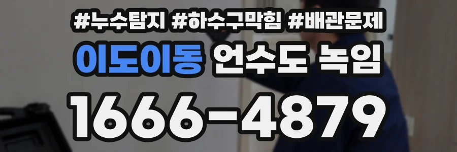 이도이동 언수도 녹임