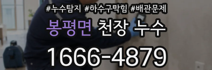 봉평면 천장 누수