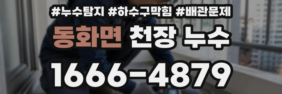 동화면 천장 누수