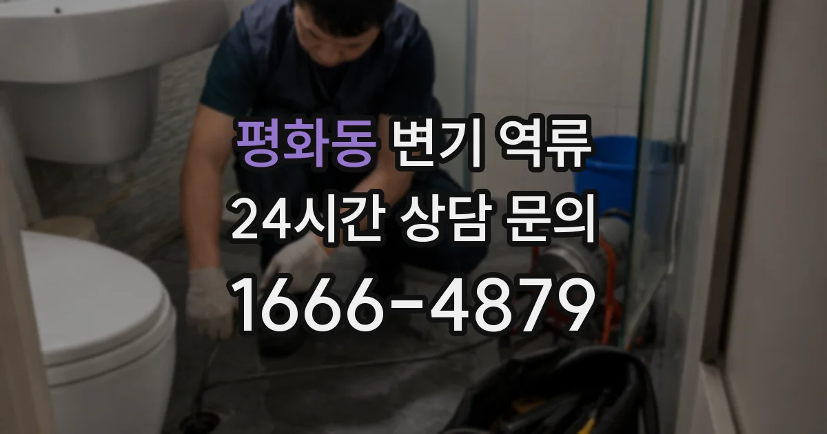 평화동 변기 역류