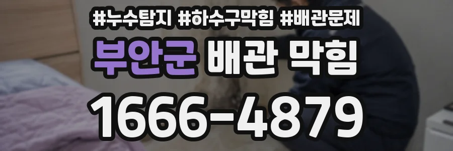 부안군 배관 막힘
