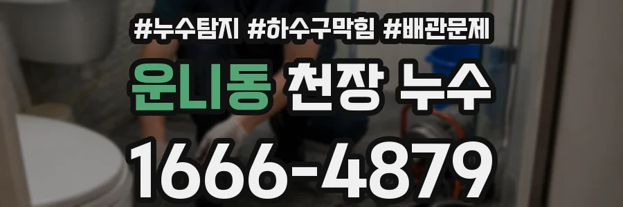 운니동 천장 누수