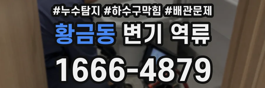 황금동 변기 역류