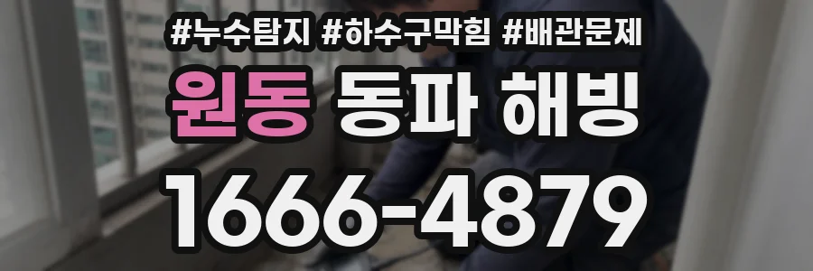 원동 동파 해빙