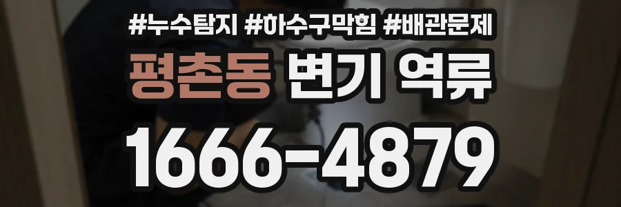 평촌동 변기 역류
