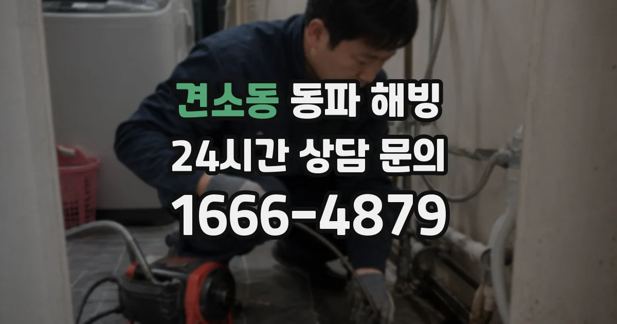 견소동 동파 해빙
