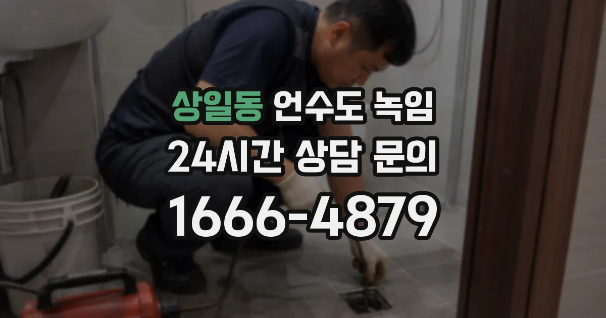 상일동 언수도 녹임