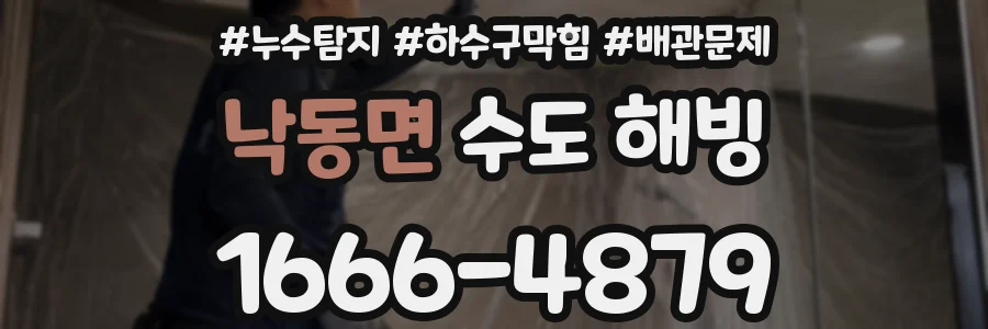낙동면 수도 해빙