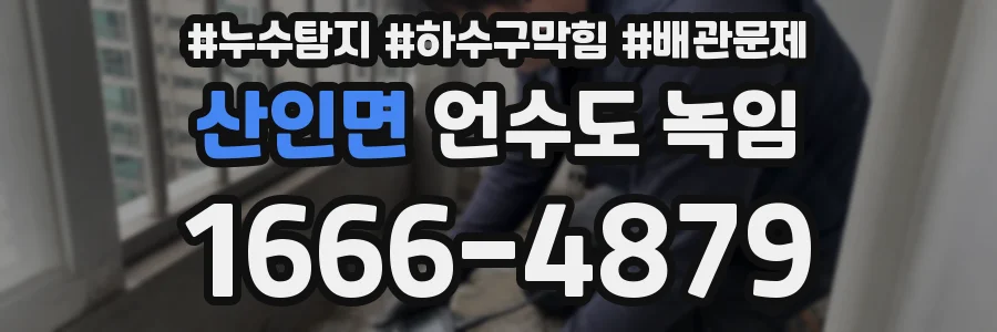 산인면 언수도 녹임
