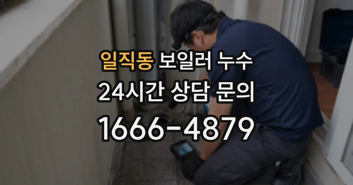 일직동 보일러 누수