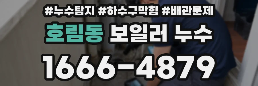 호림동 보일러 누수