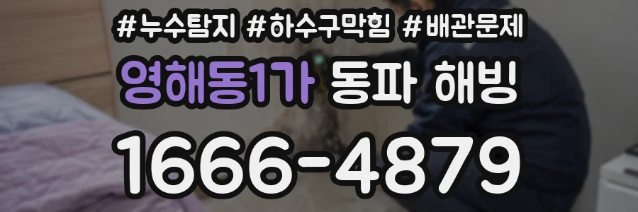 영해동1가 동파 해빙