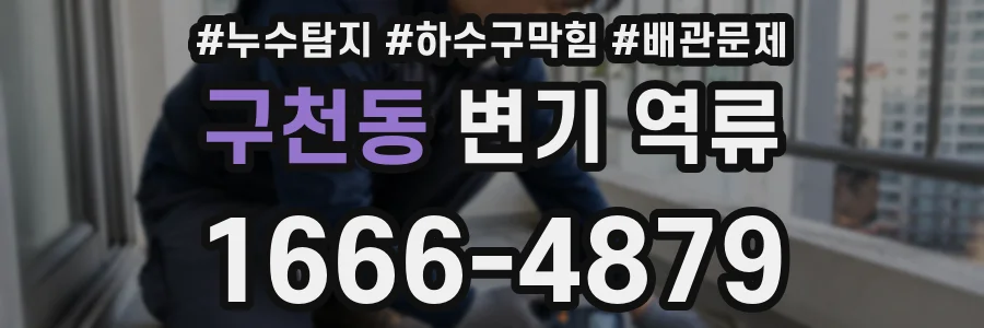 구천동 변기 역류