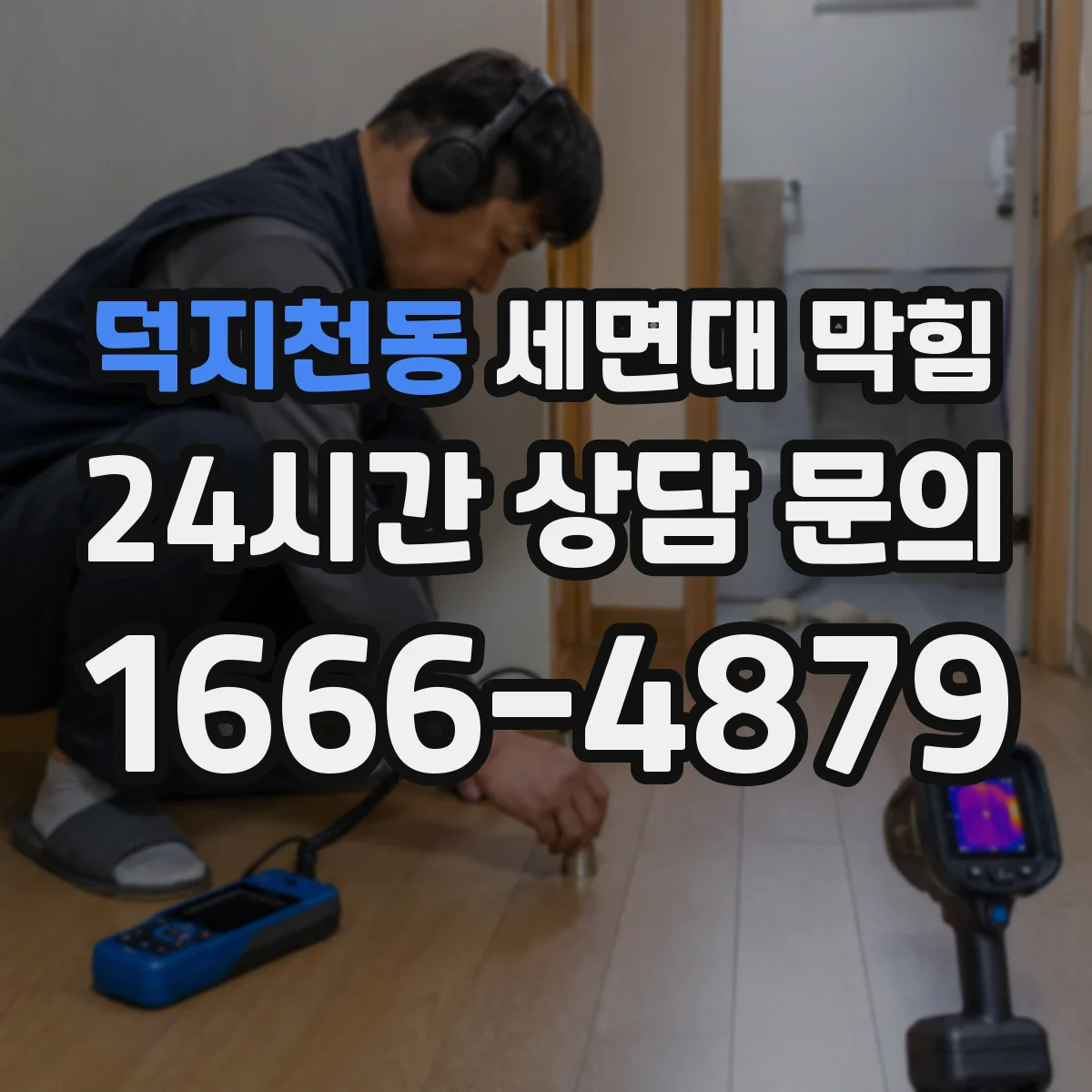 덕지천동 세면대 막힘