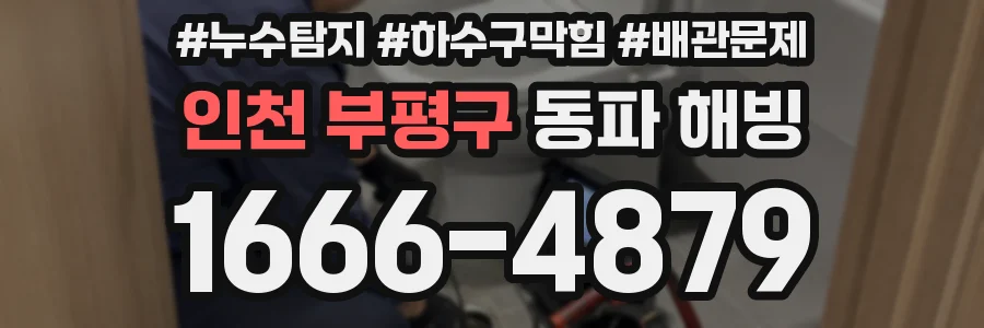 인천 부평구 동파 해빙